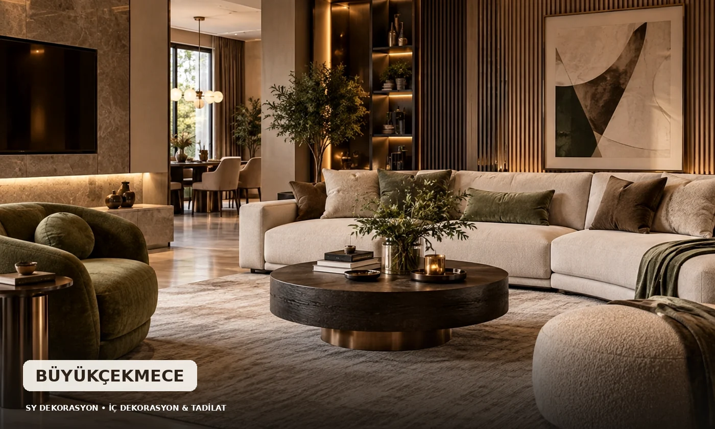 Büyükçekmece’de Villa ve Daire Dekorasyonu: Ferah Yaşam Alanları İçin Çözümler